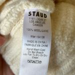 STAUD Bette merino wool rib-knit cap sleeve turtleneck sweater size S small NEW Photo 11