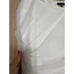 Lulus NWT  V.I.P. Treatment White Mesh Ruched Bodycon Midi Dress Party Sexy XL Photo 6