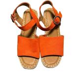 Universal Threads - Orange Espadrille Wedge Size 6 Photo 1