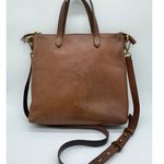 Madewell Women's Brown Leather Transport Medium Shoulder Bag Purse Photo 0