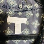 Charter Club Navy Green Medallion Puffer Vest Sz Large Photo 5