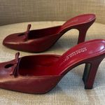 Charles David Red Bow Heels Photo 2