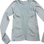 Fabletics  Light Aqua Women’s Athletic Long Sleeve Compression Top Sz S Photo 3