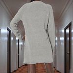 Somedays Lovin NWT Cloudy Nights Keyhole Knit Sweater Dress in Tangerine 🍊 Photo 4