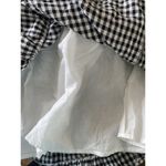 Etiquettte Small Gingham Dress Babydoll Milkmaid Tie Front‎ Cottgecore Spring Photo 5