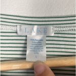 Lake pajamas green white striped 100% Pima cotton short sleeve shirt size large Photo 1