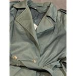 Worthington  Women's Double-breasted trenchcoat thermal light‎ size 16 green Photo 5