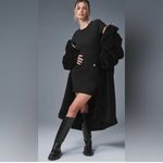 Alo Yoga  Sherpa Oversized Classic Trench Coat Black Teddy Coat Size XS Photo 7