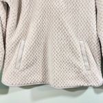Simply Southern Grey Honey Comb Fleece Quarter Snap Simply Soft Pullover Size L Photo 2