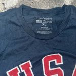 USA t shirt🤍 Blue Size XL Photo 1