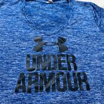 Under Armour  Blue Loose Fit V Neck T-shirt Small Photo 1