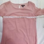 As You Wish As U Wish‎ womens medium pink split sleeve pull over button mini/knee Photo 13