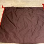 Coach Dust Bag 16x13 Protective Cover Like New Brown Red/Orange Trim Photo 1