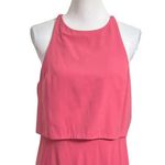 Anthropologie Jill Jill Stuart Pink Iva Crepe Bridesmaid Maxi Dress Long Gown 14 Photo 3