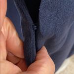 Adrienne Landau Navy Faux Fur Collar Cape Poncho Size undefined Photo 7