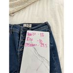 Free People Women’s 27 Blue Button Fly Mini Flare/Bootcut Jeans Photo 5