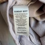 Aritzia Sunday Best Super Fleece Full zip Up Mauve Punk Size Medium READ Photo 6