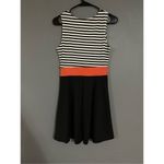 Flashing Lights Black White Pink Bow Sleeveless Dress Size Medium Photo 4