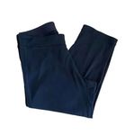 Lululemon  Athletica Black Capri Back Mesh Logo Capri Running Pants SZ XS # 1481 Photo 6