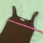 Aritzia Babaton Sculpt Knit Squareneck Mini Dress Mocha Brown Photo 5