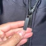 Chromat Swim Bra Top in Black Zip Front Size Medium Photo 4