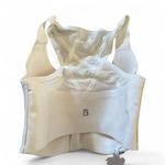 Buffbunny Collection  High Impact Zip Sports Bra Ivory Photo 3