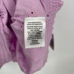 BP. Plus Size 4X Lavender Eyelet Smocked Crop Tank Top Purple Photo 3