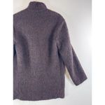 IRO Womens Blazer Burgundy Rafa One Button Oversized Alpaca Wool Jacket 36 Small Photo 9