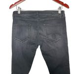 R13  Mid Rise Button Fly Skinny Jeans Black Womens 30 Photo 3