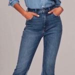 Abercrombie & Fitch Abercrombie Fitch The Kick Flare Ultra High Rise Jeans Medium Wash Size 28 Photo 0