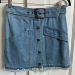 Jack by BB Dakota BB Dakota Mini Belted Jean Skirt Photo 0