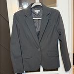 NEW YORK & CO Classic Gray Pinstripe Blazer Size 6 Photo 2