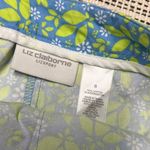 Liz Claiborne VINTAGE LIZSPORT FLORAL SKORT PASTEL BLUE GREEN SZ 8 Photo 1