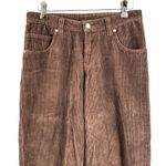 Unif Brown Corduroy Wide Leg Pants Skater Grunge 90s Y2K Size 24 Photo 1