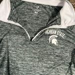 Michigan State Quarter Zip Green Size XL Photo 2