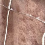 Knox Rose Women’s  Long Faux Suede Sherpa Vest, Size Small Photo 3