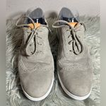 Cole Haan Misha Grand Oxfords Storm Cloud Gray Suede Derby Shoes Sz 9.5B Photo 4