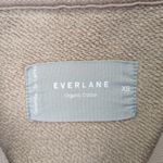 Everlane Funnel Neck Pullover Womens XS Organic Cotton Half Zip Sweatshirt Crop Photo 4
