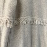 Tahari  Super Soft Long Line Open Cardigan Sweater with Fringe Size Small Photo 7