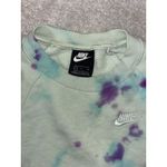 Nike  Sportswear‎ Essential Fleece Crew Tie sides Green Purple size small Photo 3