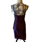 Purple Asymmetrical Hem Ruched Dress Club Hoco Formal size large NWT Photo 2