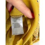 Molly Bracken Fitted Scoop Neck Saffron Yellow Woven Dress Size Small Photo 6