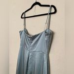 House Of CB  'Costanza'‎ Light Jade Maxi Dress blue NWOT size L Photo 10