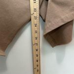 BLANK NYC Womens Tan Drape Moto Jacket XSmall Asymmetrical Zip Biker Punk Grunge Photo 8