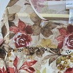 Alfred Dunner  Cream and Red Blouse with Three-Quarter Sleeves Photo 2