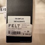 RE/DONE  70’s Lace-Up Skirt Mini High Rise Denim Women’s Vintage White Size 26 Photo 13