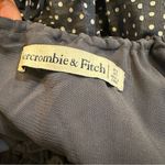 Abercrombie & Fitch  Polka Dot Low Back Maxi Dress Size Small Blue Tiered AF Photo 11