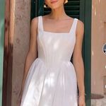 STAUD NWT Landscape White Mini Dress 4 Photo 2