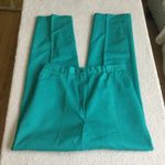 Vintage Southern Lady Teal/Turquoise/Green High Rise Pleated Pants Photo 1