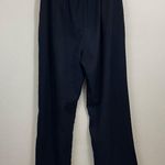 Abercrombie & Fitch Hollister Pleated Ultra High Rise Wide Leg Trouser Pants Black Size L Long Photo 7